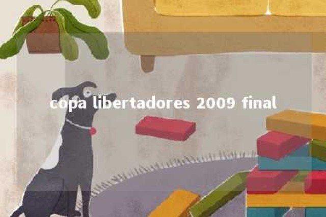 copa libertadores 2009 final 