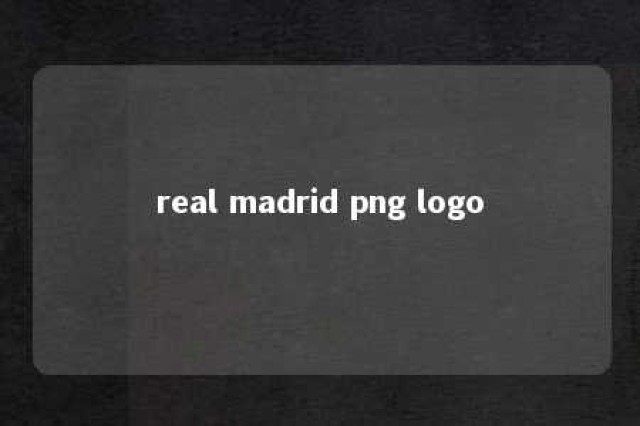 real madrid png logo 