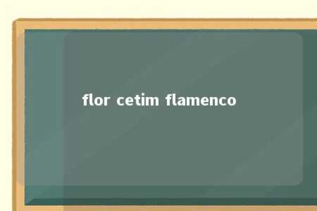 flor cetim flamenco 