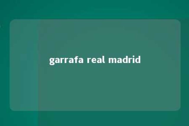 garrafa real madrid 