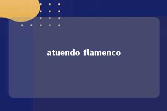 atuendo flamenco 