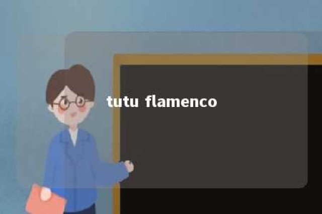 tutu flamenco 