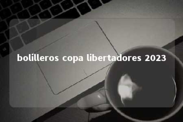 bolilleros copa libertadores 2023 