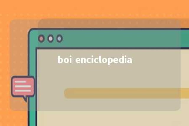 boi enciclopedia 