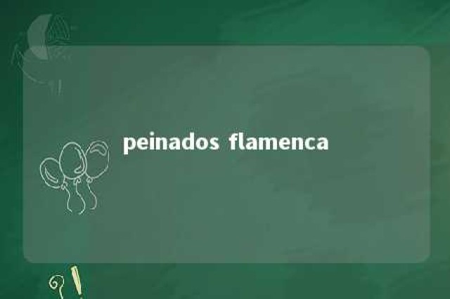 peinados flamenca 