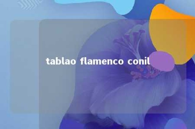 tablao flamenco conil 