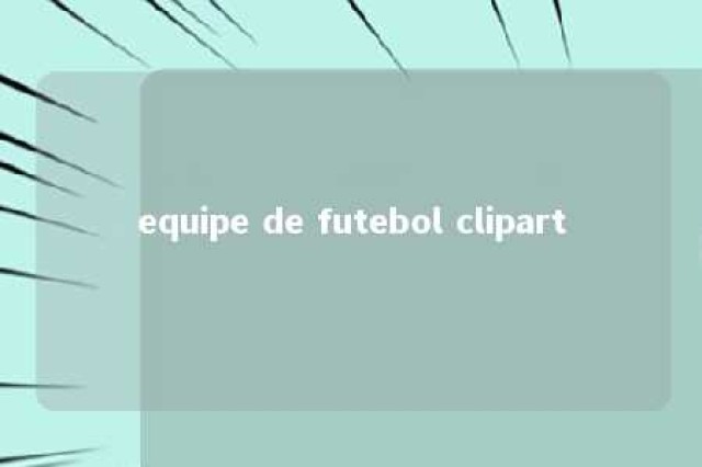 equipe de futebol clipart 