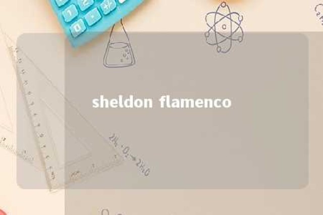 sheldon flamenco 