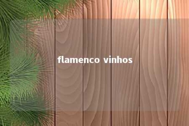 flamenco vinhos 