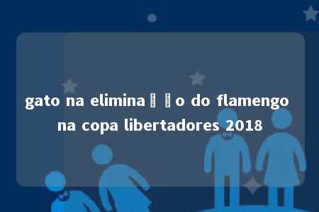 gato na eliminação do flamengo na copa libertadores 2018