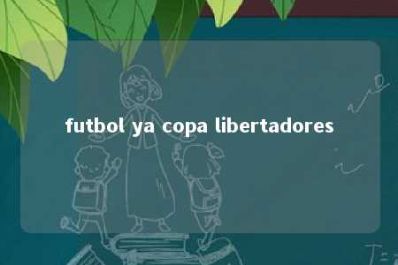 futbol ya copa libertadores