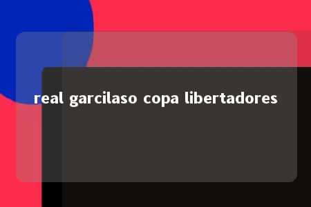 real garcilaso copa libertadores