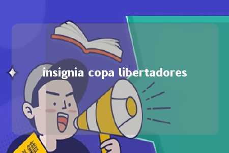 insignia copa libertadores