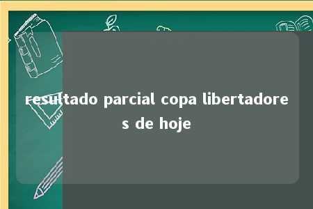 resultado parcial copa libertadores de hoje