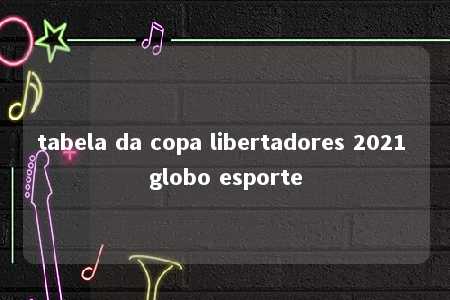 tabela da copa libertadores 2021 globo esporte