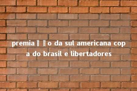 premiação da sul americana copa do brasil e libertadores