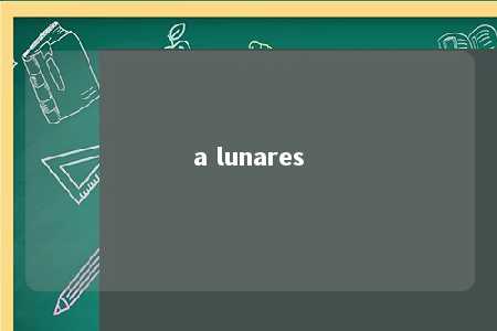 a lunares