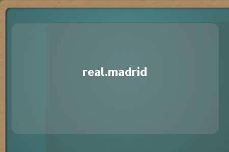 real.madrid