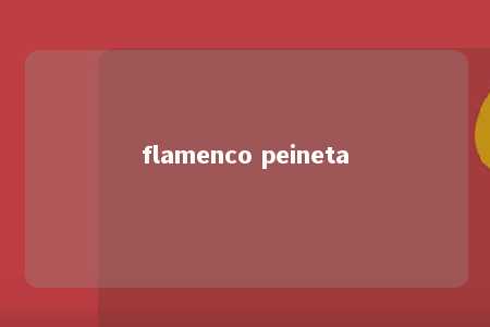 flamenco peineta