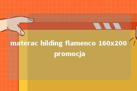 materac hilding flamenco 160x200 promocja