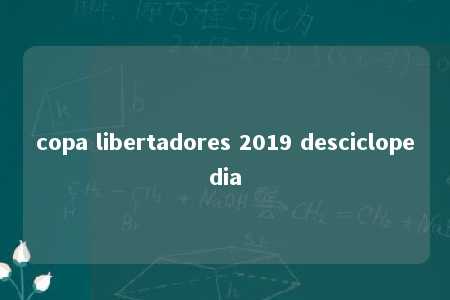 copa libertadores 2019 desciclopedia