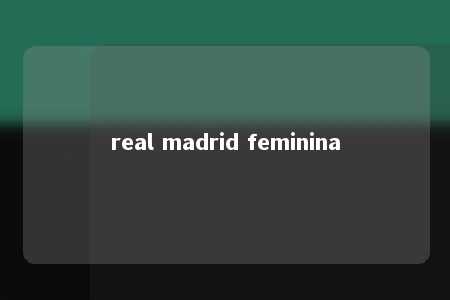 real madrid feminina