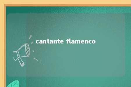 cantante flamenco