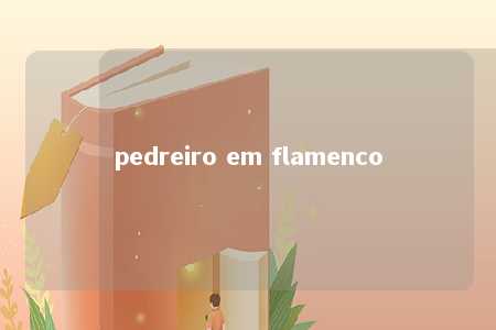 pedreiro em flamenco