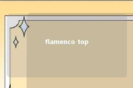 flamenco top