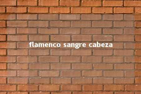 flamenco sangre cabeza