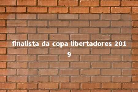 finalista da copa libertadores 2019