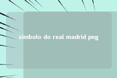 símbolo do real madrid png