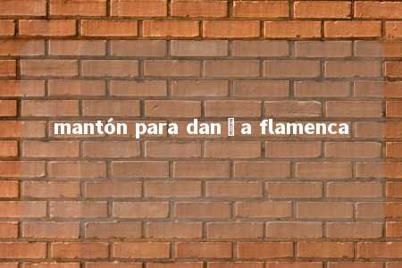 mantón para dança flamenca