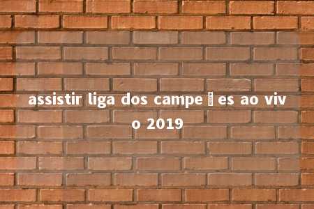 assistir liga dos campeões ao vivo 2019