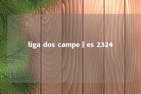 liga dos campeões 2324