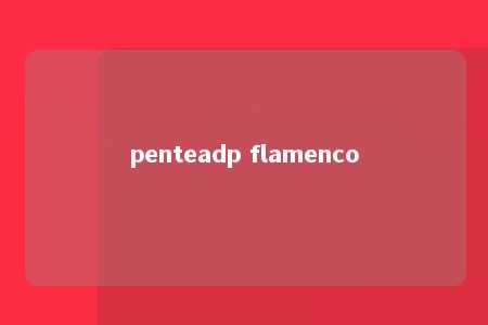 penteadp flamenco